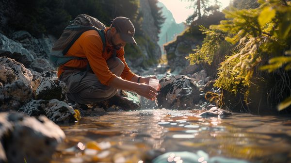 Gourde filtrante Baytiz : un accessoire parfait pour filtrer l'eau pendant une randonnée